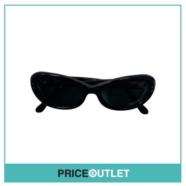Black Glitter Frame Cat Eye Sunglasses RRP £325