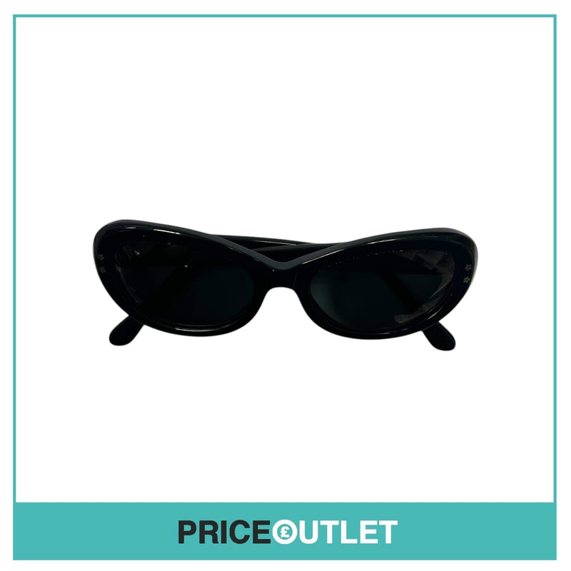 Black Glitter Frame Cat Eye Sunglasses RRP £325