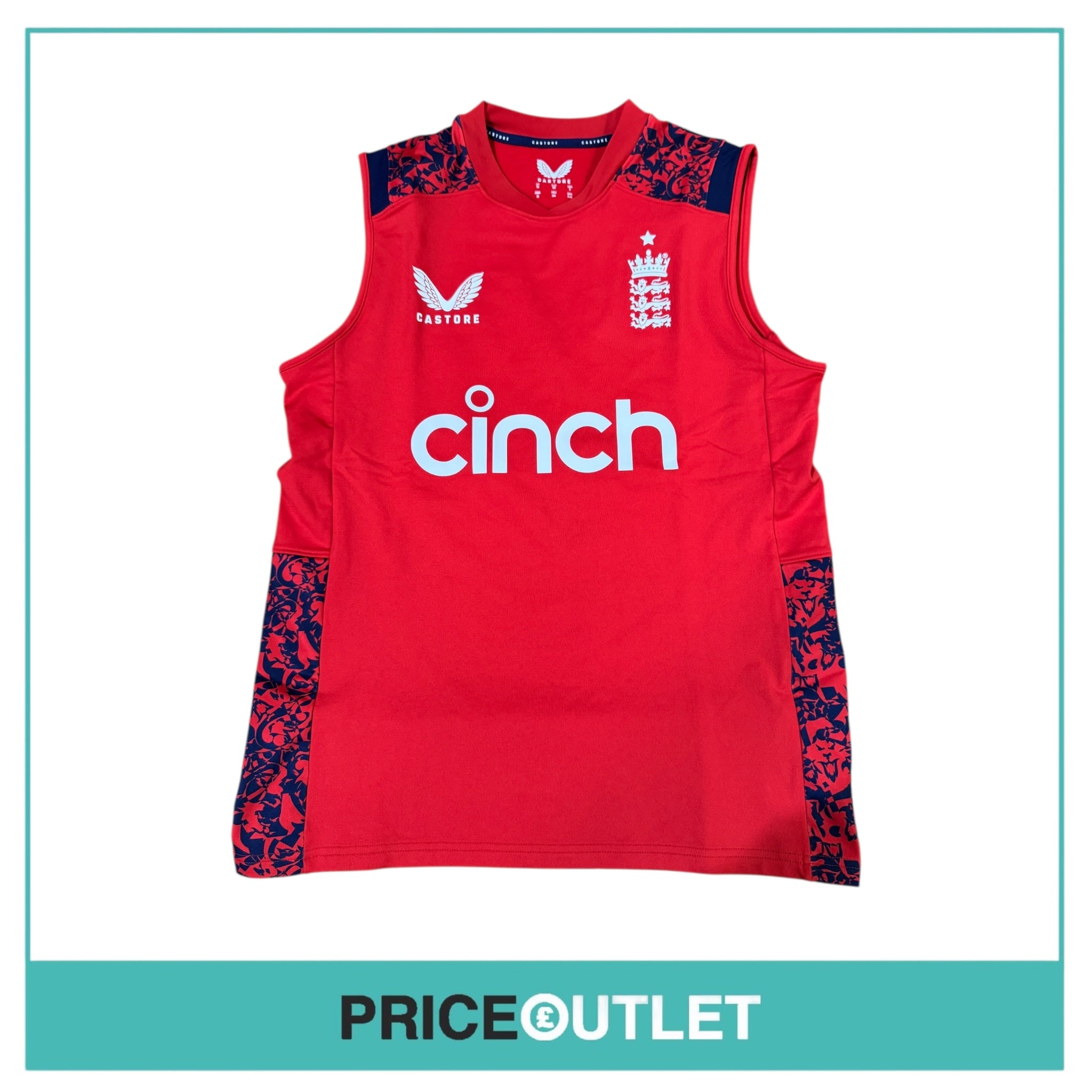 Castore - England Cricket - ECB Vest - Southby - Size 10 - Brand New