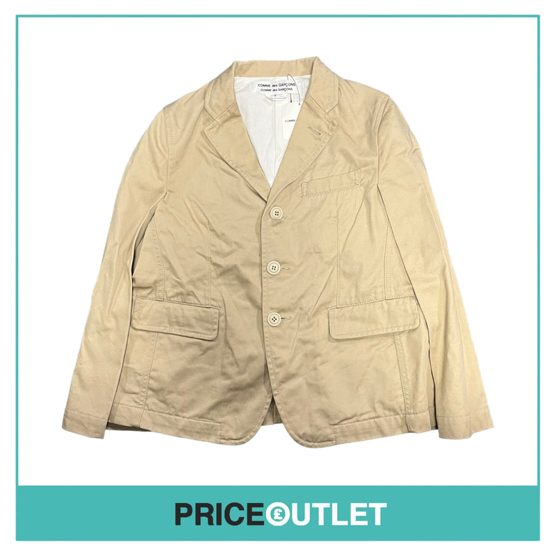 Comme des Garçons - Ladies Beige Jacket with Cape - Size S - BRAND NEW WITH TAGS