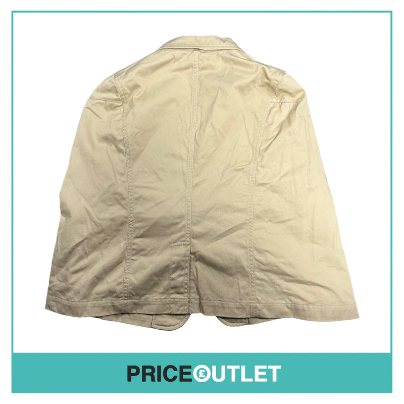 Comme des Garçons - Ladies Beige Jacket with Cape - Size S - BRAND NEW WITH TAGS