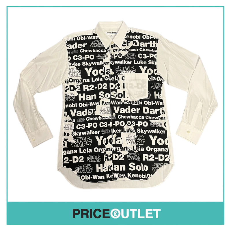 Comme des Garçons Shirt x Star Wars - Mens Printed Shirt - Size XS - BRAND NEW WITH TAGS