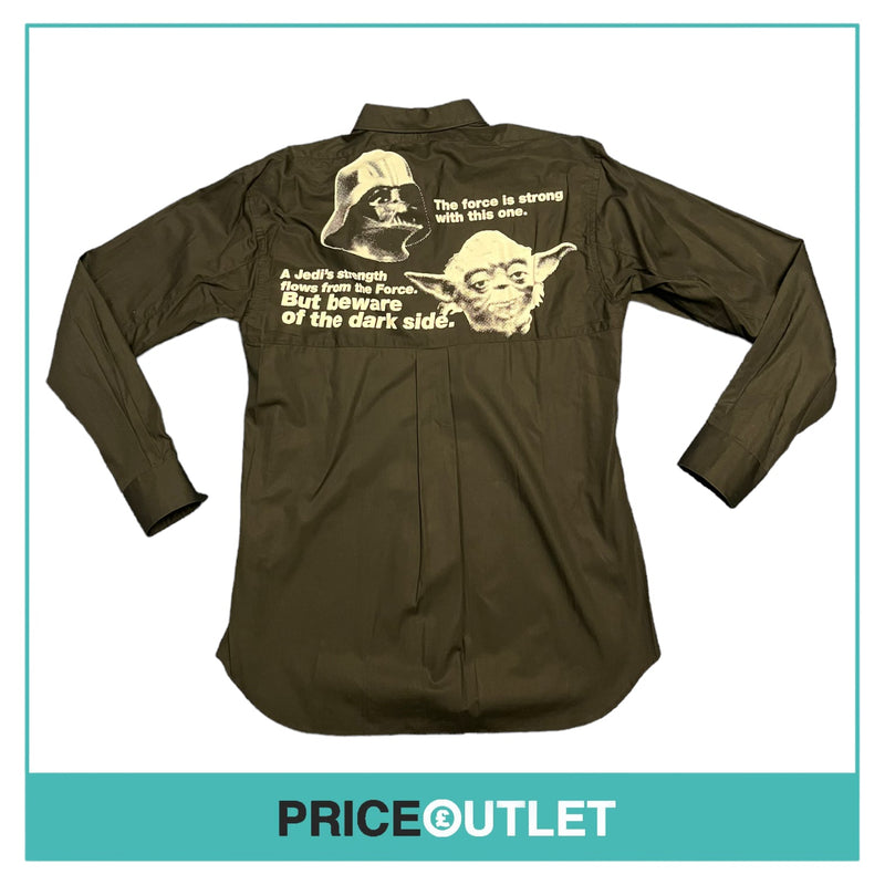 Comme des Garçons Shirt x Star Wars - Mens Yoda & Darth Vader Shirt - Size S - BRAND NEW WITH TAGS