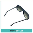 Blue Frame Sunglasses With White Stripe Trim Detail RRP £325