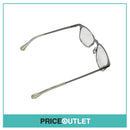 Clear Lens Silver Frame Glasses RRP £325 (2)