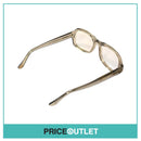 No Lens Grey Translucent Frame Square Glasses RRP £325
