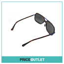 Tortoiseshell Print & Blue Metallic Frame Pilot Sunglasses RRP £325