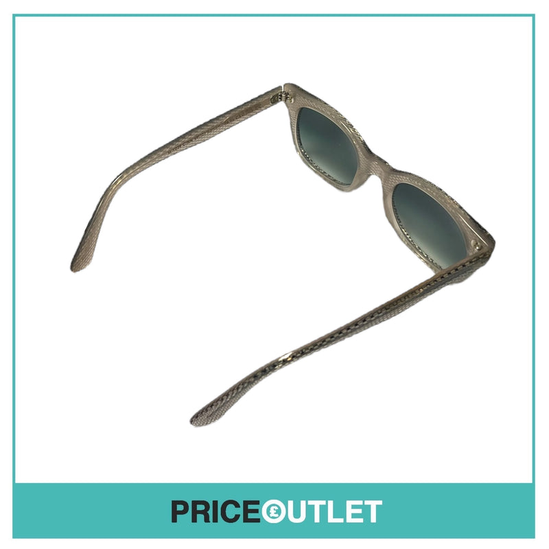 Black Fishnet Print & Beige Sunglasses RRP £325