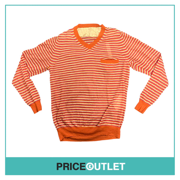 Sacai - Pink and Orange Striped Jumper - Size 3 - BRAND NEW WITH TAGS