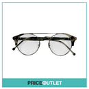 No Lens Black, Grey & Cream Print Pilot Glasses RRP £325