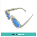 Thomas Tait White Frame Sunglasses With Blue Tint Lens RRP £325