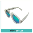 Thomas Tait White Frame Sunglasses With Green Tint Lens RRP £325