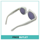 Thomas Tait White Frame Sunglasses With Green Tint Lens RRP £325
