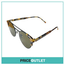 CBrown Tortoiseshell Print & Matte Black Frame Pilot Sunglasses RRP £325