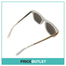 Animal Black & Pearlescent White Print Sunglasses With Reflective Lens RRP £325