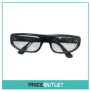 Clear Lens Black Frame Glasses RRP £325 (35)