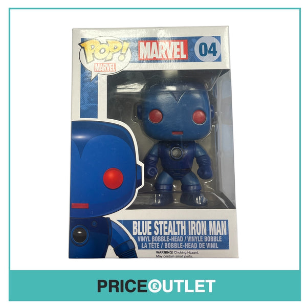 Funko - Marvel - Blue Stealth Iron Man #04 (Damaged)