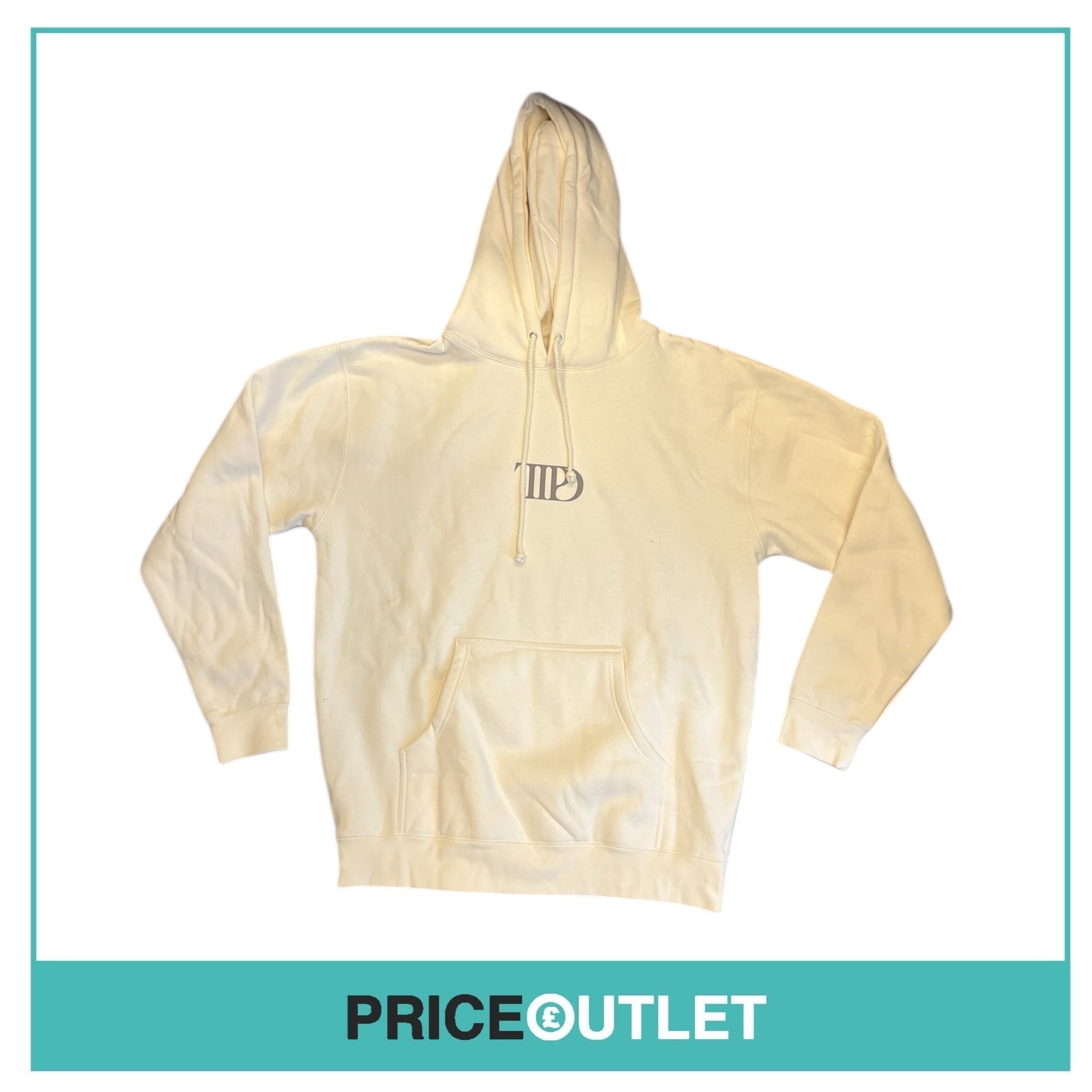 Taylor Swift - The Tortured Poets Department - Cream Hoodie (Size L) (Slight Damage)