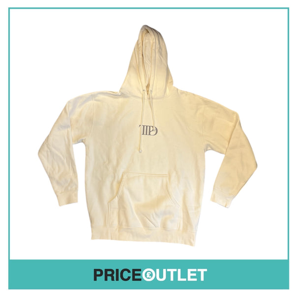 Taylor Swift - The Tortured Poets Department - Cream Hoodie (Size L) (Slight Damage)