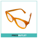 No Lens Orange Frames Glasses RRP £325 (2)