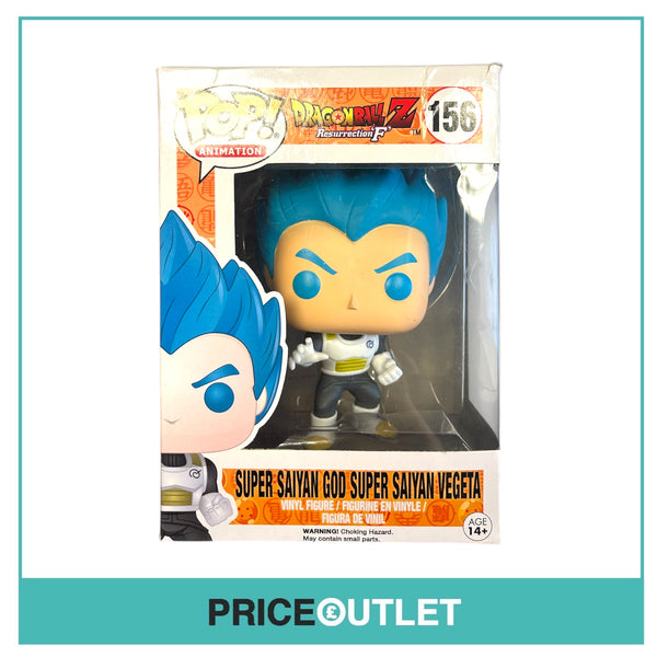 Funko - Dragon Ball Z - Super Saiyan God Super Saiyan Vegeta #156 (Damaged)