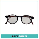 Clear Lens Round Frame Red & Purple Pattern Glasses RRP £325
