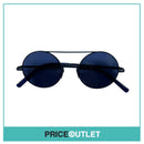 Blue Frame Pilot Round Sunglasses With Blue Lens RRP £325