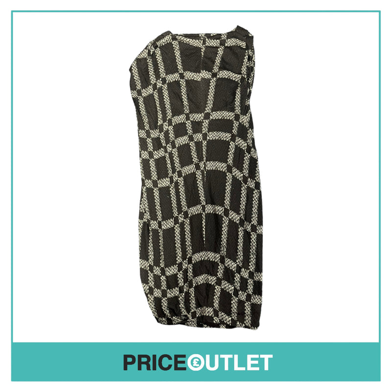 Peter Pilotto - Black Check Astrea Dress - Size 12 - BRAND NEW WITH TAGS