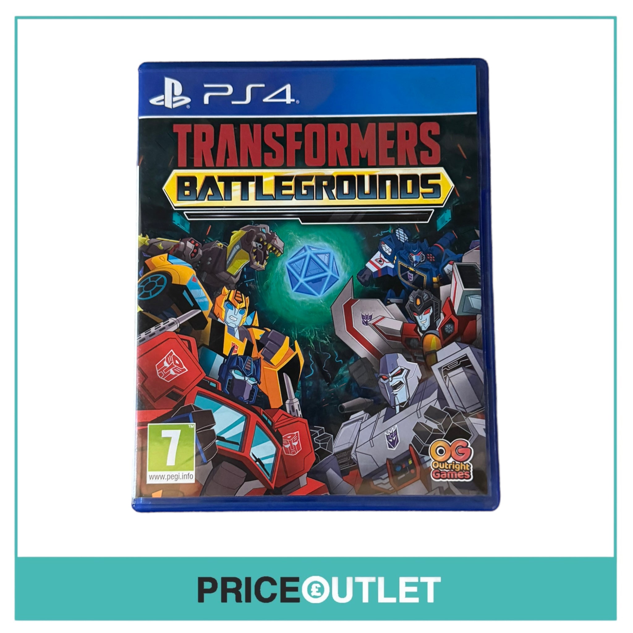 Playstation 4 - Transformers: Battlegrounds - Excellent Condition