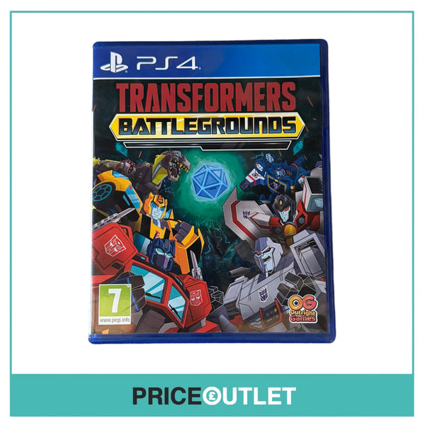 Playstation 4 - Transformers: Battlegrounds - Excellent Condition