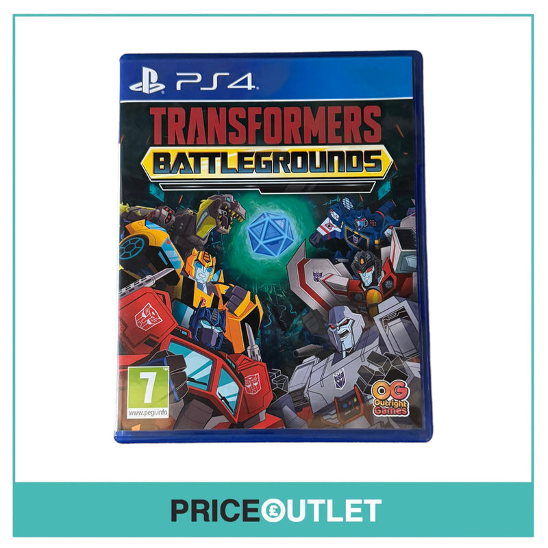 Playstation 4 - Transformers: Battlegrounds - Excellent Condition