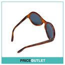 Orange Tortoiseshell Round Oversized Frame Sunglasses RRP £325