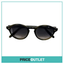 Green & Beige Pattern Round Sunglasses RRP £325