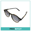 Green & Beige Pattern Round Sunglasses RRP £325