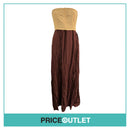 Maison Rabih Kayrouz - Burgundy and Nude Corset Dress - Size 38 - BRAND NEW WITH TAGS