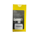 Yellow phone case packaging with black text and JT Tech branding on a white background