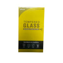 Yellow box of JETech tempered glass screen protector for iPhone 13 Pro Max on a white background