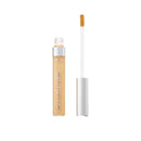Makeup concealer with applicator on a white background