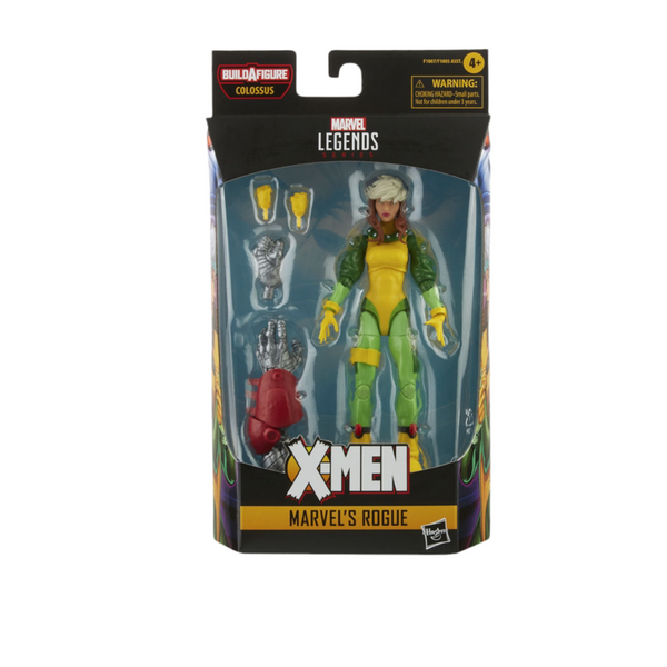 Marvel Legends X-Men Rogue Action Figure in packaging on white background
