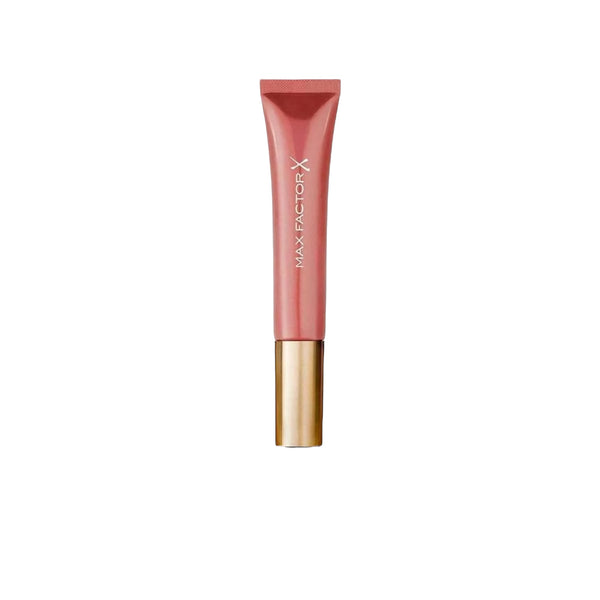 Max Factor lip gloss tube on a white background