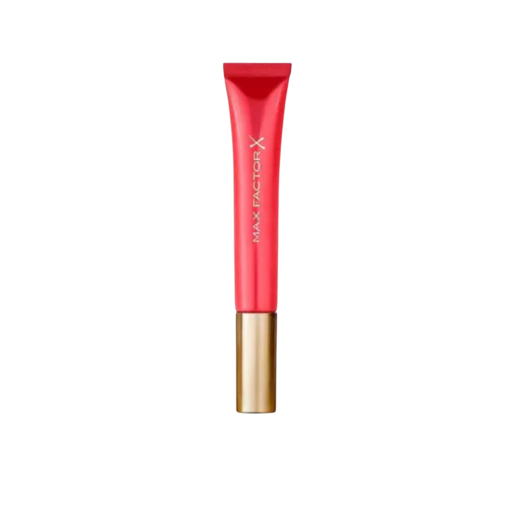 Max Factor lip balm tube on a white background