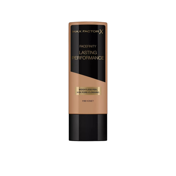 Max Factor Facefinity foundation bottle on a white background
