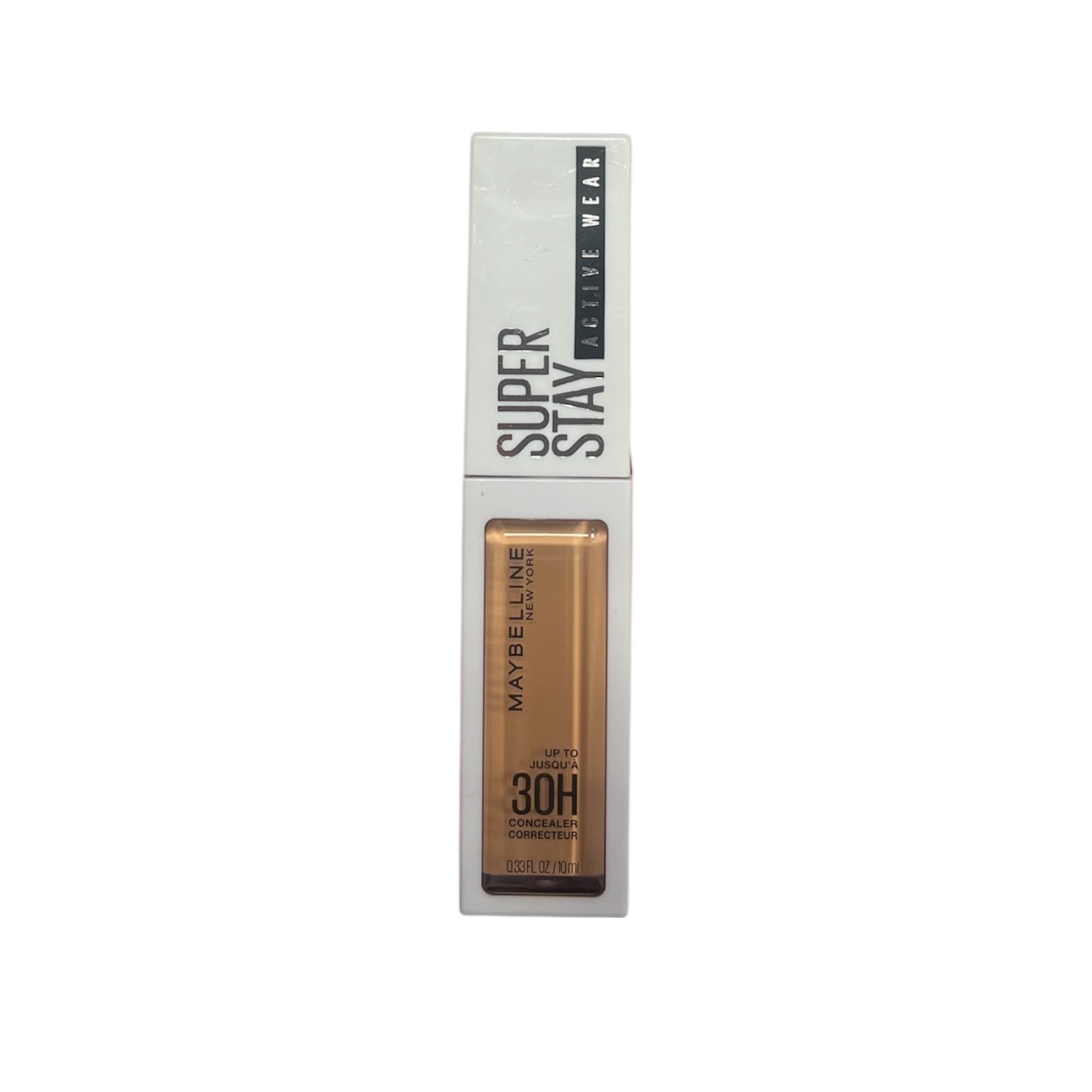 Maybelline Super Stay foundation packaging on a white background