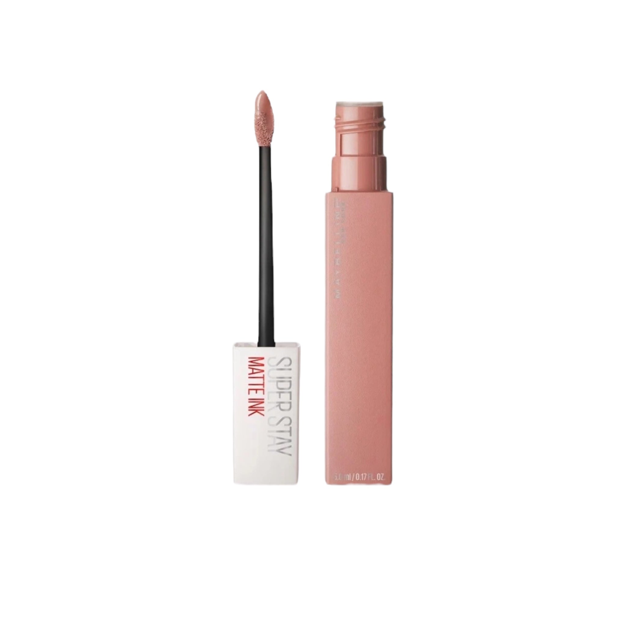 Lipstick with case on a white background