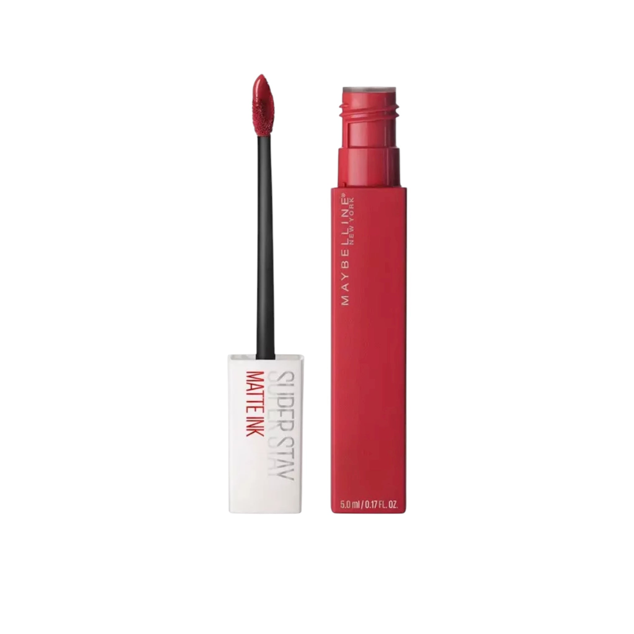 Maybelline Matte Addiction lip tint on a white background