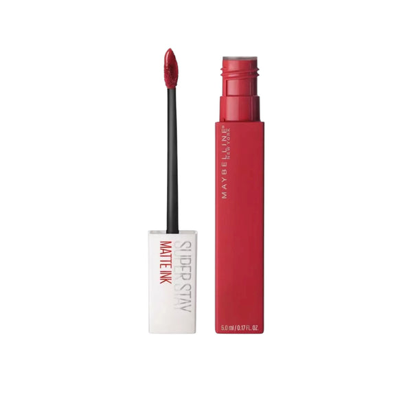 Maybelline Matte Addiction lip tint on a white background