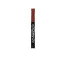 NYX lip pencil with brown tip on a white background