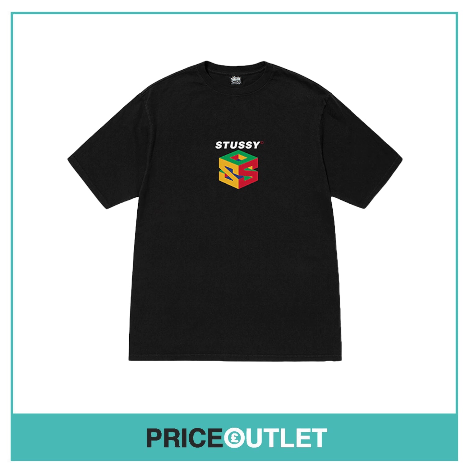 Stussy S64 Pigment Dyed Tee 'Black' - SS23 - Size M