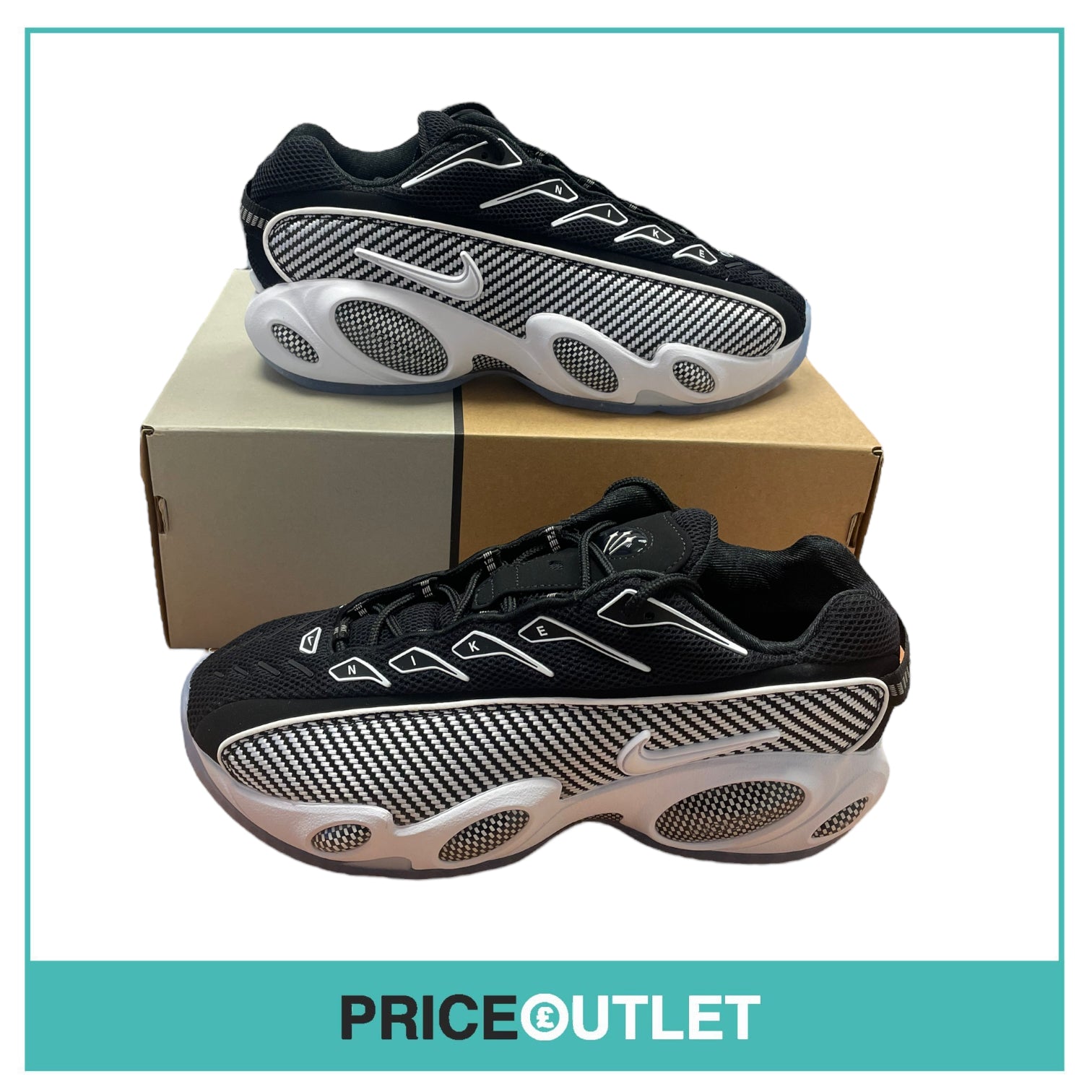 Nike Glide X NOCTA Black White - UK 8