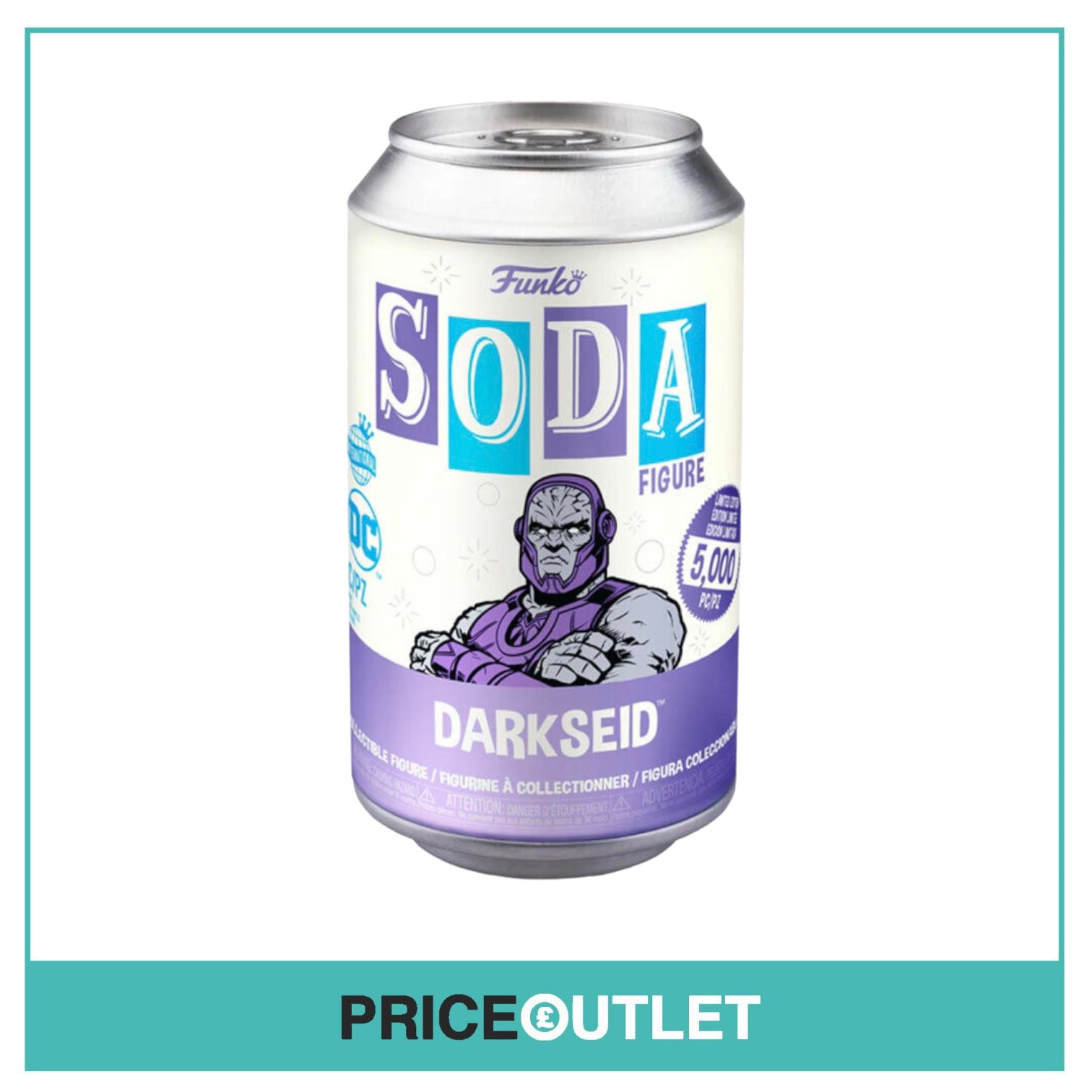 Darkseid Funko Soda Vinyl Figure! - DC - International LE5000 Pcs - Chance of Chase